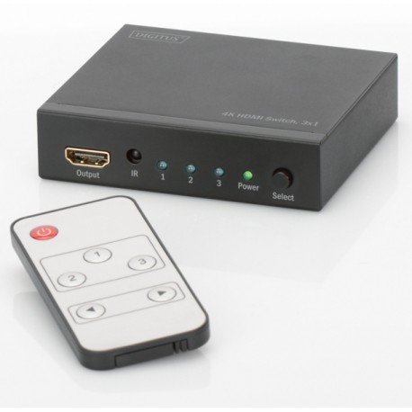 HDMI  stikalo 3:1 4K, Digitus DS-48304