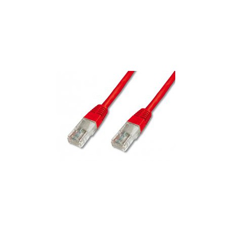 Kabel UTP CAT.5e patch 15m rdeč Digitus