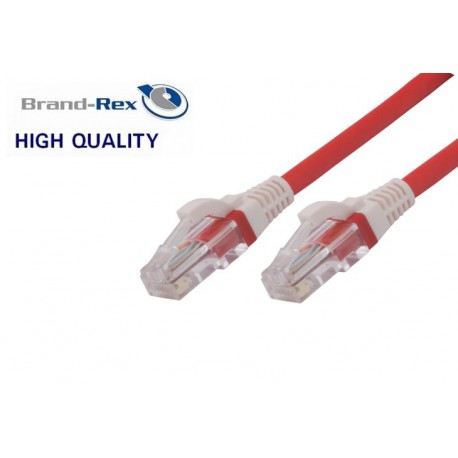 Kabel UTP CAT.5e patch 1m Leviton rdeč LSOH