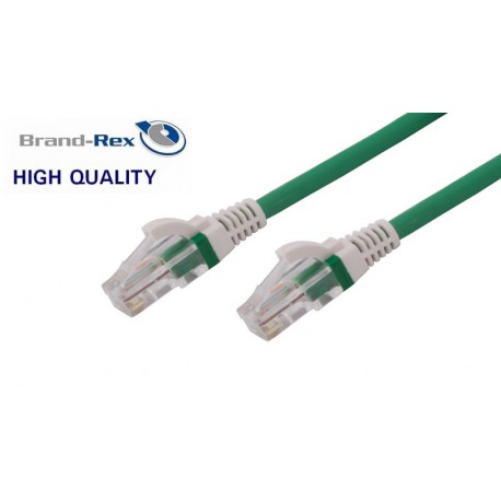 Kabel UTP CAT.5e patch 1m Leviton zelen LSOH