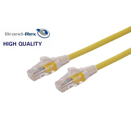 Priključni kabel za mrežo UTP CAT.5e patch 2m Leviton rumen LSOH