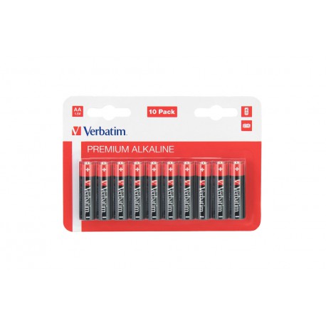 Baterija alkalna AA 1.5V 10/1 Verbatim 49875