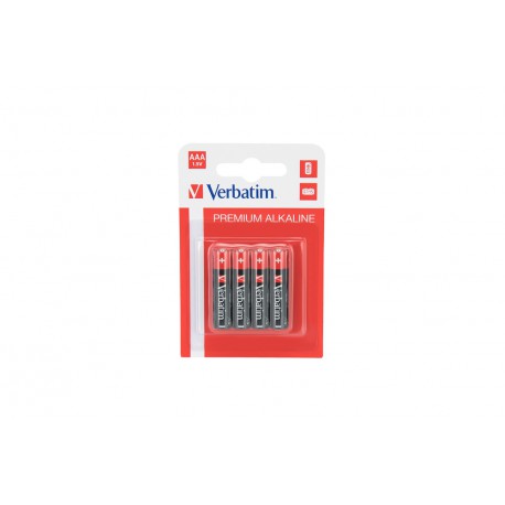 Baterija alkalna AAA 1.5V 4/1 Verbatim 49920