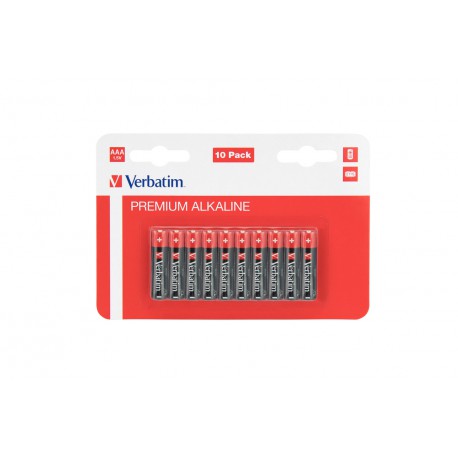 Baterija alkalna AAA 1.5V 10/1 Verbatim 49874