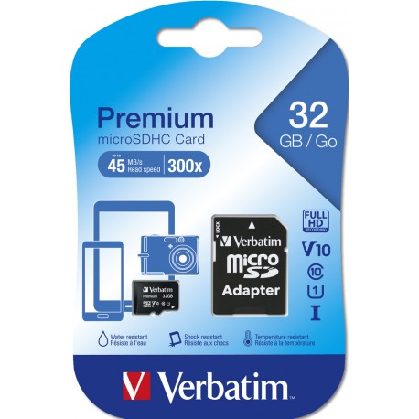 Spominska kartica MicroSD 32GB HC Class 10 Verbatim 44083 z adapterjem