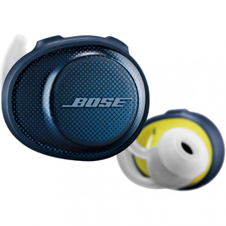 Slušalke Bose Soundsport Free, navy/citron
