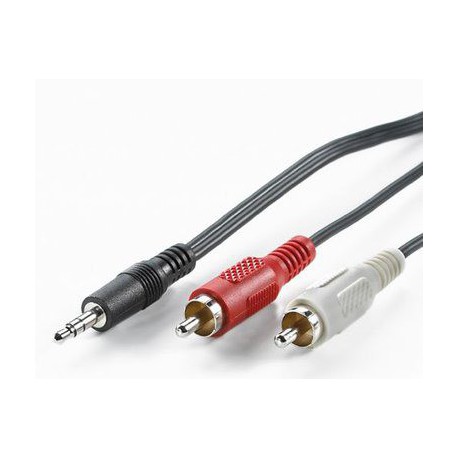 Kabel AUDIO 3.5 M-2xChinch M 5m
