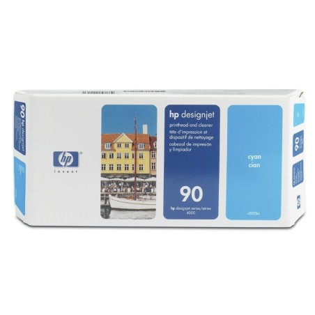 Črnilo HP No. 90 (C5055A), modra (cyan)