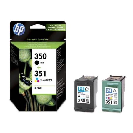Komplet črnil HP (SD412EE), črna 350 in barvna 351