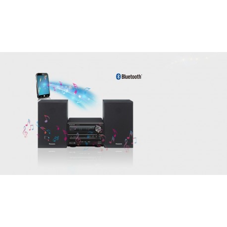 Glasbeni stolp Panasonic SC-PM250EC-S, srebrn