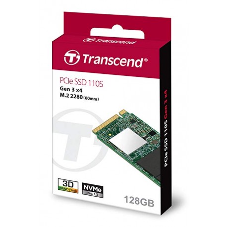 SSD disk 128GB M.2 NVMe Transcend TS128GMTE110S