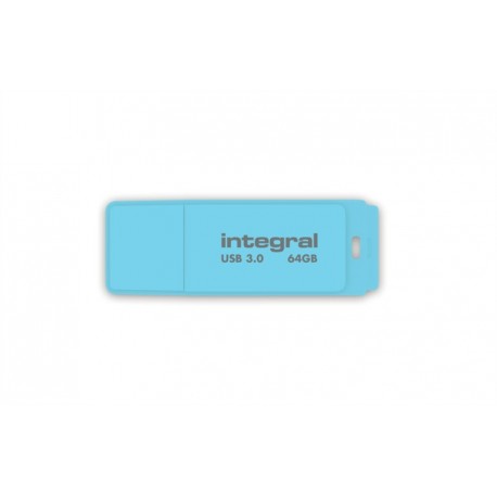 USB ključek 64GB INTEGRAL PASTEL, moder, INFD64GBPASBLS3.0