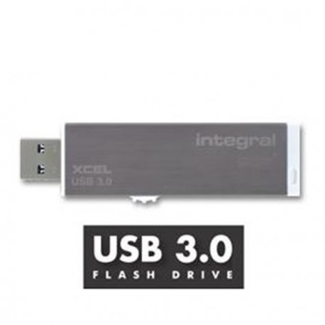 USB ključek 64GB INTEGRAL XCEL, siv, INFD64GBXCE3.0