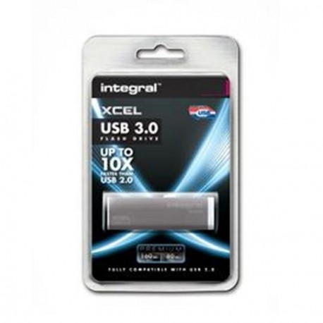 USB ključek 64GB INTEGRAL XCEL, siv, INFD64GBXCE3.0