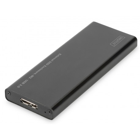 Ohišje SSD USB 3.0 M.2 SATA DA-71111 črno Digitus