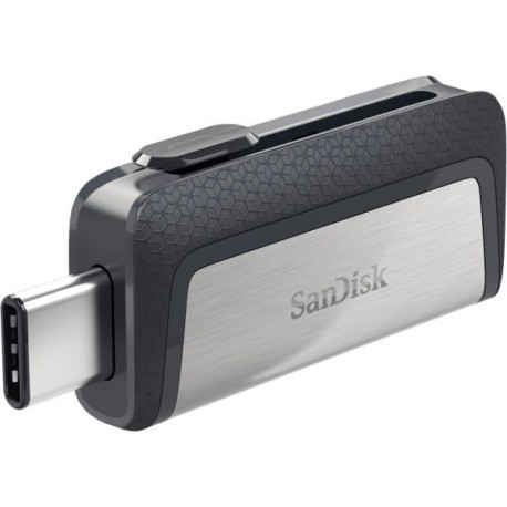 USB ključek 16GB SANDISK ULTRA DUAL, srebrno-črn (SDDDC2-016G-G46)