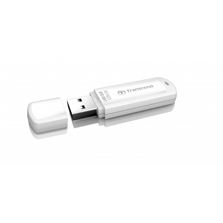 USB ključek 128GB TRANSCEND JF 730, bel (TS128GJF730)
