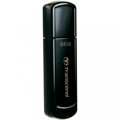 USB ključek 64GB TRANSCEND JF 350, črn (TS64GJF350)