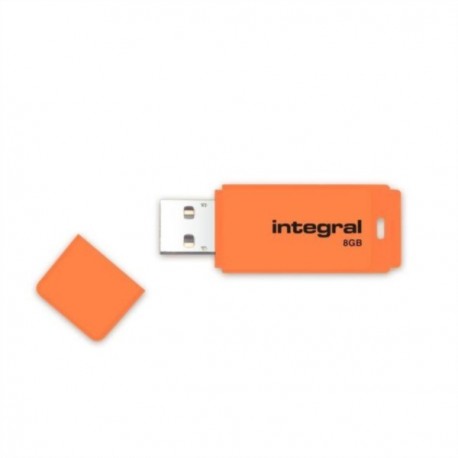 USB ključek 8GB INTEGRAL NEON oranžen, INFD8GBNEONOR