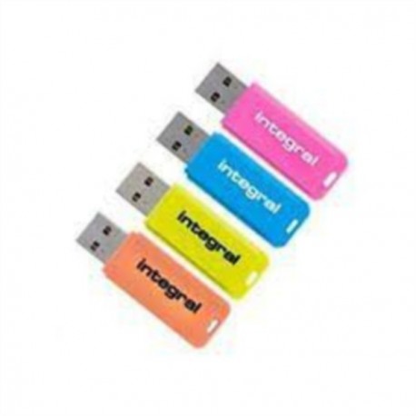 USB ključek 8GB INTEGRAL NEON oranžen, INFD8GBNEONOR