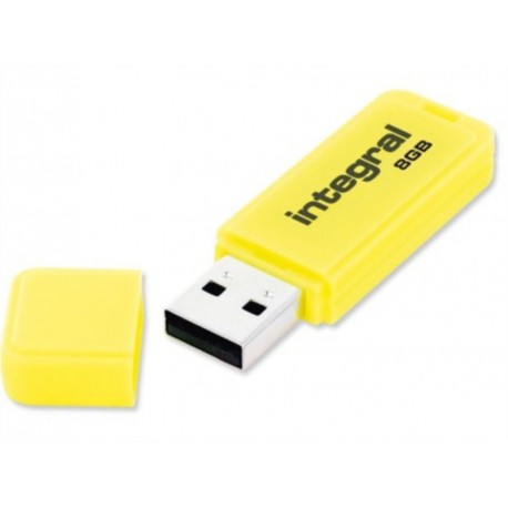 USB ključek 8GB INTEGRAL NEON rumen, INFD8GBNEONYL