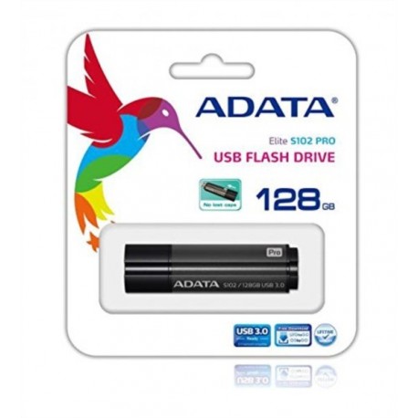 USB ključek 128GB ADATA S102 PRO, titanium siv, AS102P-128G-RGY
