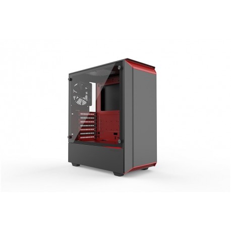 Ohišje ATX PHANTEKS ECLIPSE P300, črno/rdeče