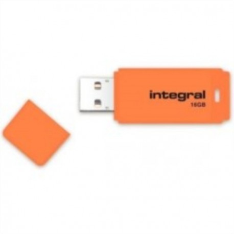 USB ključek 16GB INTEGRAL NEON oranžen, INFD16GBNEONOR