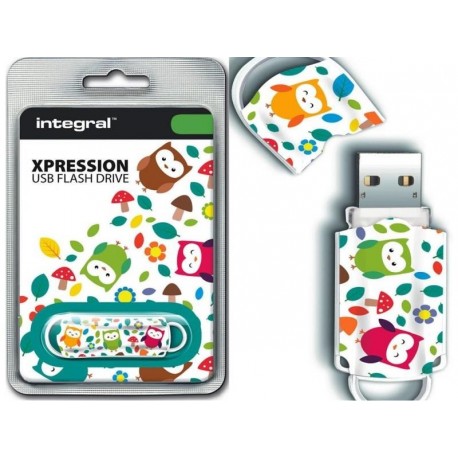 USB ključek 16GB INTEGRAL XPRESSION OWLS, INFD16GBXPROWLS