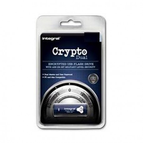 USB ključek 16GB INTEGRAL CRYPTO DUAL, INFD16GCRYPTODL197