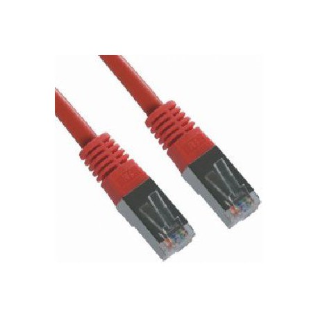 Priključni kabel za mrežo Cat5e UTP 1m rdeč