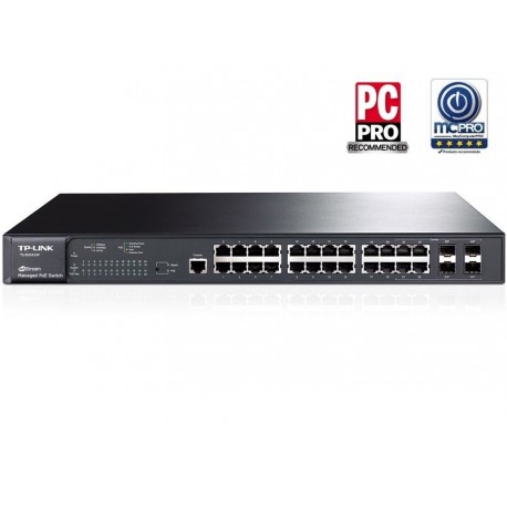 Mrežno stikalo TP-LINK T2600-28MPS 24-port gigabit L2 Managed POE+