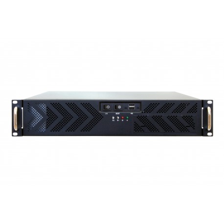 Ohišje Rackmount Chieftec UNC-210T-B-U3 400W, črno