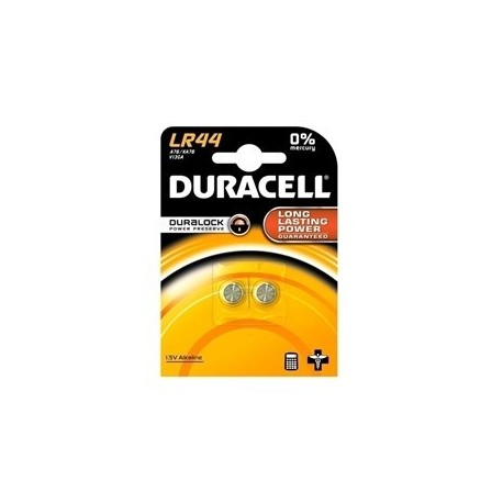 Gumb baterija LR44 Duracell 2 kosa