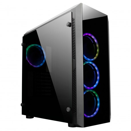 Ohišje ATX Chieftec GL-02B-OP USB3.1 RAINBOW