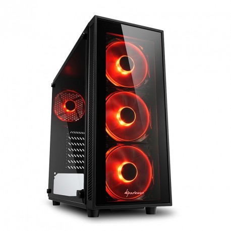 Ohišje ATX SHARKOON TG4 Red LED
