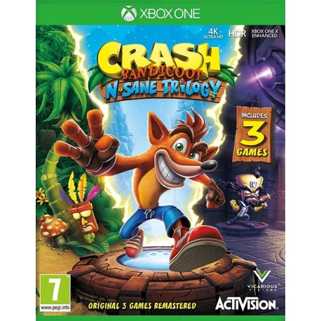 Igra Crash Bandicoot N.Sane Trilogy (XboxOne)