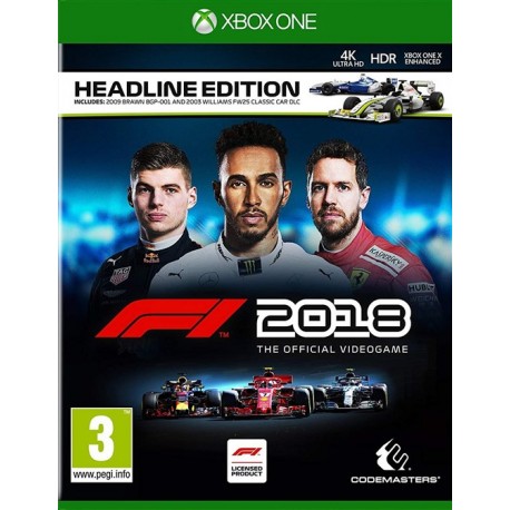 Igra F1 2018 Headline Edition (Xone)