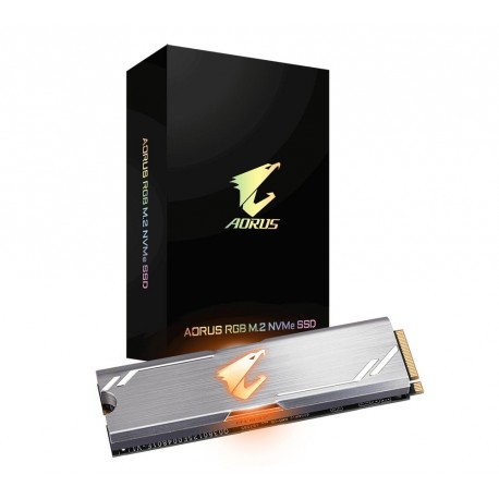SSD disk 512GB M.2 NVMe Gigabyte AORUS RGB, GP-ASM2NE2512GTTDR