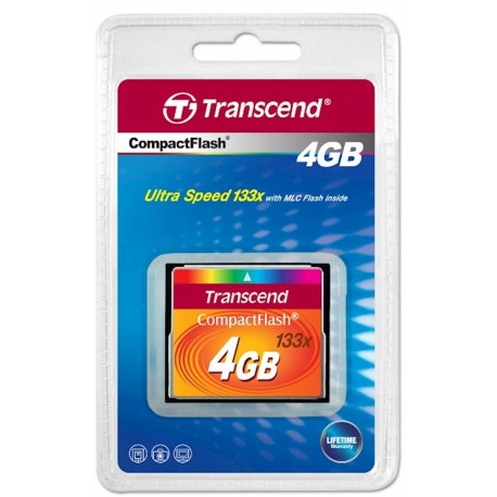 CF spominska kartica 4GB Ultra Speed 133x Transcend (TS4GCF133)