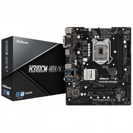Matična plošča AsRock H310CM-HDV/M.2, DDR4 LGA1151 mATX
