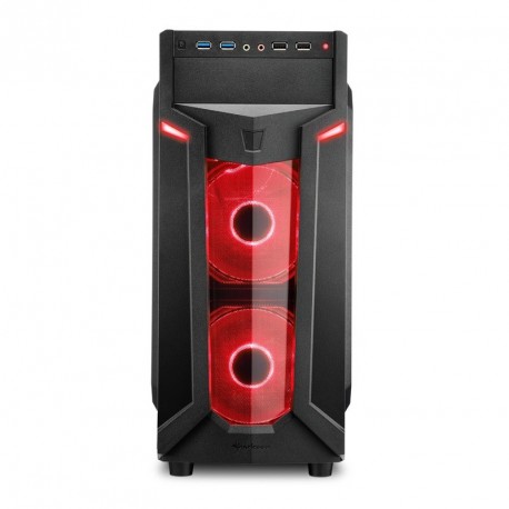 Ohišje ATX SHARKOON VG6-W RED LED