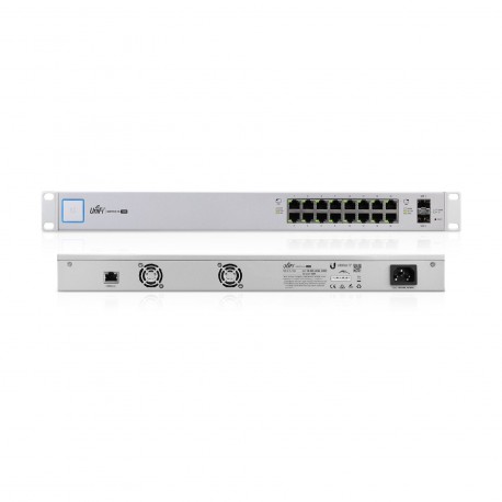 Stikalo Giga 48cm 16xRJ45 16x PoE 2x SFP US-16-150W Unifi Ubiquiti 9104077