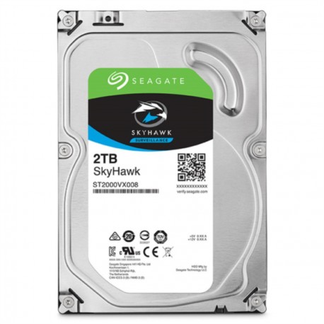 Trdi disk 3.5" 2TB 5900 64MB SATA3 Seagate SkyHawk AV, ST2000VX008