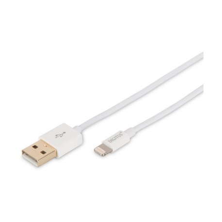 Kabel USB / Lightning 1m Digitus, bel