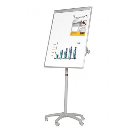 Tabla Bi-Office samostoječa Maya Mobile 70x102 cm Alu, magnetna, sivo stojalo