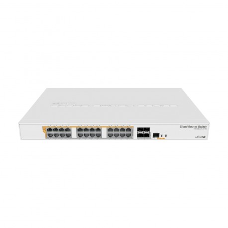 Stikalo Giga 48cm 24xRJ45 24x PoE 4x SFP + CRS328-24P-4S+RM Mikrotik