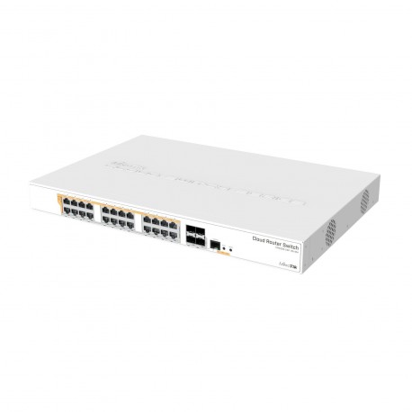 Stikalo Giga 48cm 24xRJ45 24x PoE 4x SFP + CRS328-24P-4S+RM Mikrotik