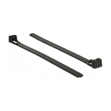 Vezice 150 x 7,5mm črne za večkratno uporabo (pak/100) Delock