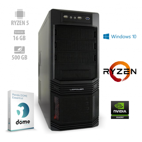 Osebni računalnik ANNI WORKSTATION Advanced / R5 3600XT / P1000 / W10P / PF7G